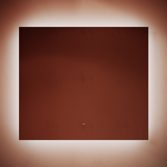 Зеркало Sancos Square 80 SQ800 с подсветкой с сенсорным выключателем