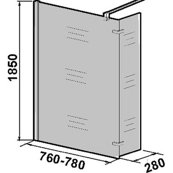 Душевая перегородка WeltWasser WW400 80G+30G 10000002946 профиль Хром стекло прозрачное Душевая перегородка WeltWasser WW400 80G+30G 10000002946 профиль Хром стекло прозрачное