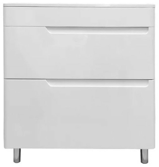 Тумба с раковиной Эстет Kare Luxe 80 ФР-00005719 Белая