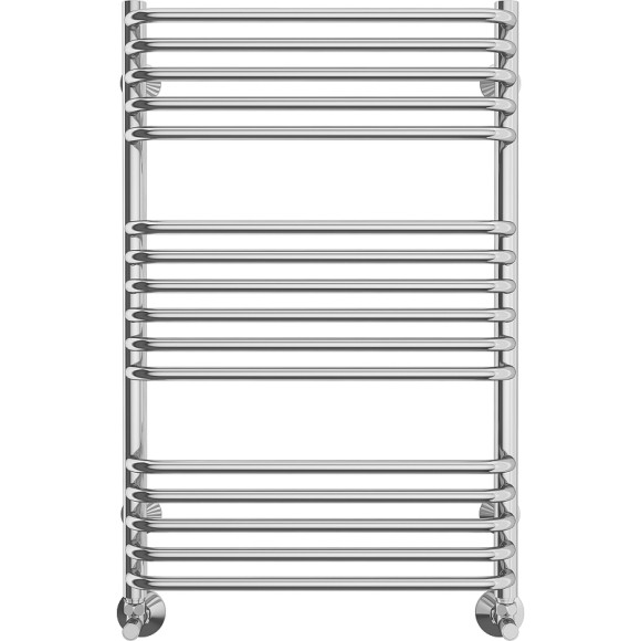 Водяной полотенцесушитель Terminus Стандарт П16 500x800 4670078529794 Хром, нижнее подключение, G 1/2" ВР, с угловым соединением