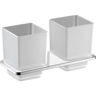 Стакан для зубных щеток Timo Selene 43034/00 двойной Хром