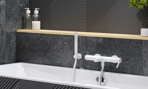 Смеситель для ванны Excellent Pi Arex AREX.1205WH Белый