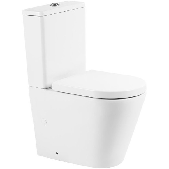 Унитаз компакт BelBagno Flay-R BB2149CPR без бачка и сиденья