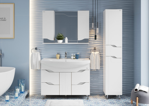 Тумба под раковину Onika ВЕРОНЭЛЛА 105.16 110508 Белая