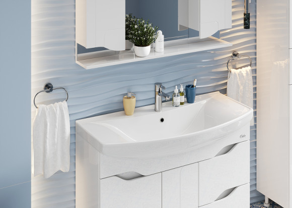 Тумба под раковину Onika ВЕРОНЭЛЛА 105.16 110508 Белая