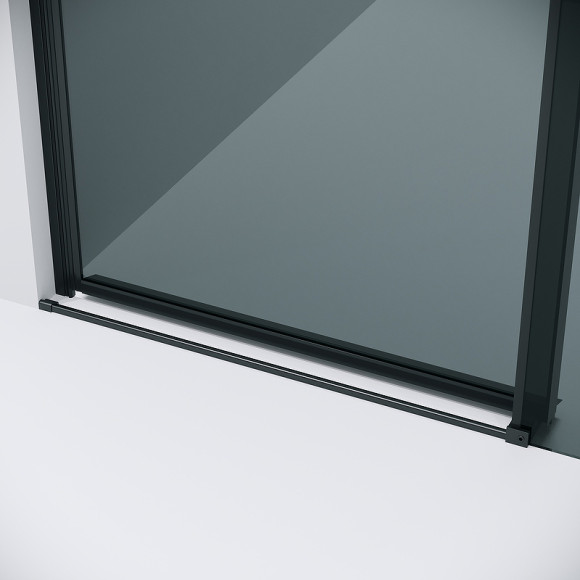 Душевая дверь Grossman Classic 130 100.K33.04.130.21.10 профиль Черный матовый стекло тонированное Душевая дверь Grossman Classic 130 100.K33.04.130.21.10 профиль Черный матовый стекло тонированное