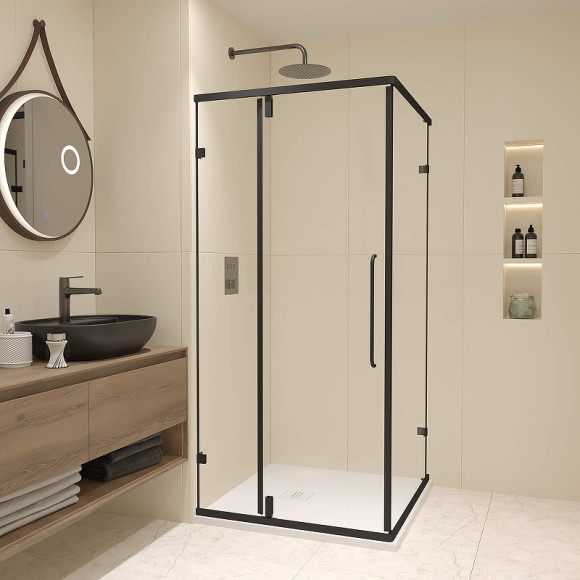 Душевой уголок RGW Classic CL-35B 90x90 72093599-14 профиль Черный стекло прозрачное Душевой уголок RGW Classic CL-35B 90x90 72093599-14 профиль Черный стекло прозрачное