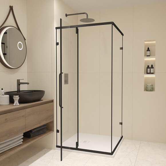 Душевой уголок RGW Classic CL-35B 90x90 72093599-14 профиль Черный стекло прозрачное Душевой уголок RGW Classic CL-35B 90x90 72093599-14 профиль Черный стекло прозрачное