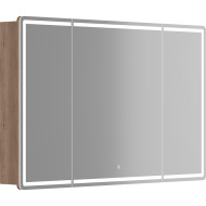 Зеркальный шкаф Sancos Mirror 120 MI120EG с подсветкой Дуб галифакс натуральный