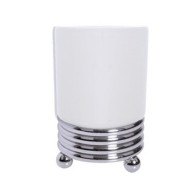 Стакан для зубных щеток Boheme Hermitage 10391 Хром