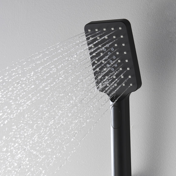 Ручной душ WasserKRAFT Elbe A130 Черный матовый Ручной душ WasserKRAFT Elbe A130 Черный матовый