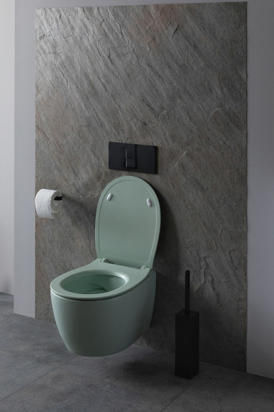 Унитаз Allen Brau Fantasy 4.11004.MT подвесной Мятный без сиденья