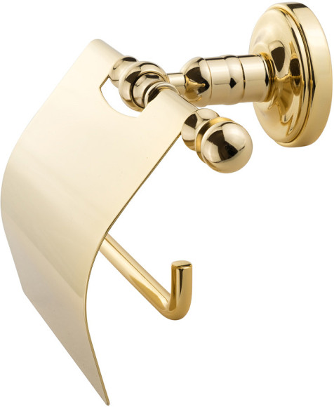 Держатель туалетной бумаги Migliore Mirella 17311 с крышкой Золото Держатель туалетной бумаги Migliore Mirella 17311 с крышкой Золото