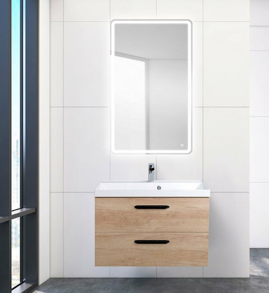 Тумба под раковину BelBagno Aurora 70 AURORA-700-2C-SO-RNN подвесная Rovere Nebrasca Nature