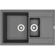 Кухонная мойка Florentina Липси-780К 20.250.D0780.102 Черная