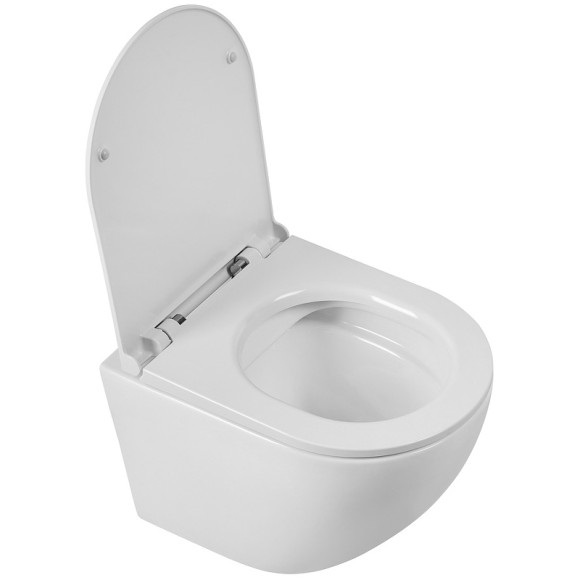 Унитаз BelBagno Sfera-R BB046CHR/BB902SC подвесной с сиденьем Микролифт Унитаз BelBagno Sfera-R BB046CHR/BB902SC подвесной с сиденьем Микролифт
