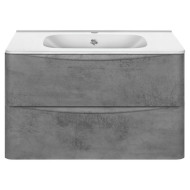 Тумба под раковину Vincea Paola VMC-2P800BT подвесная Beton