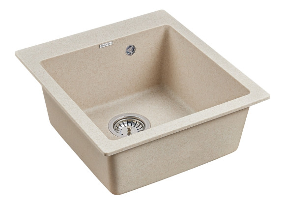 Кухонная мойка Paulmark Kante 45 PM104651-BE Бежевая Кухонная мойка Paulmark Kante 45 PM104651-BE Бежевая