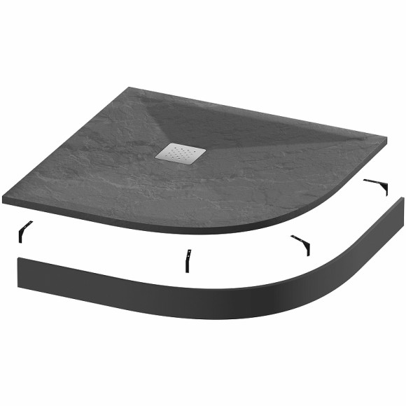 Душевой поддон из искусственного камня Grossman Strong 100x100 GR-S2100100 Графит Душевой поддон из искусственного камня Grossman Strong 100x100 GR-S2100100 Графит