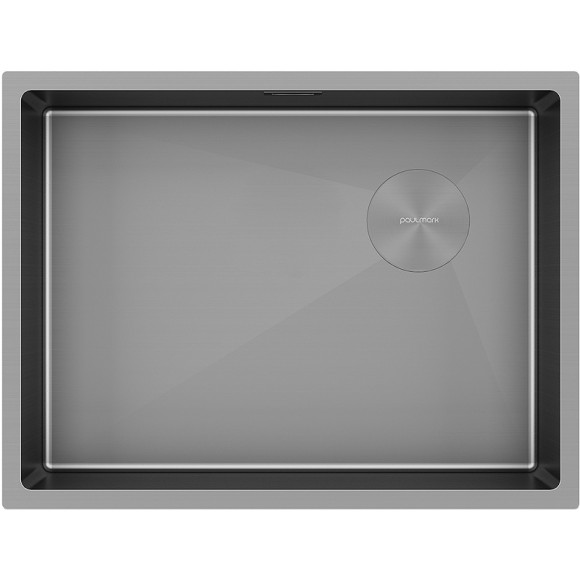 Кухонная мойка Paulmark Next-Skew 58 Uni PM885844-MG Матовый серый