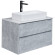 Тумба под раковину Grossman Эдванс 80 108010 подвесная Цемент светлый