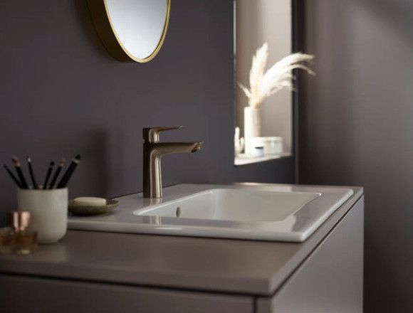 Смеситель для раковины Hansgrohe Talis E 71712140 Шлифованная бронза Смеситель для раковины Hansgrohe Talis E 71712140 Шлифованная бронза