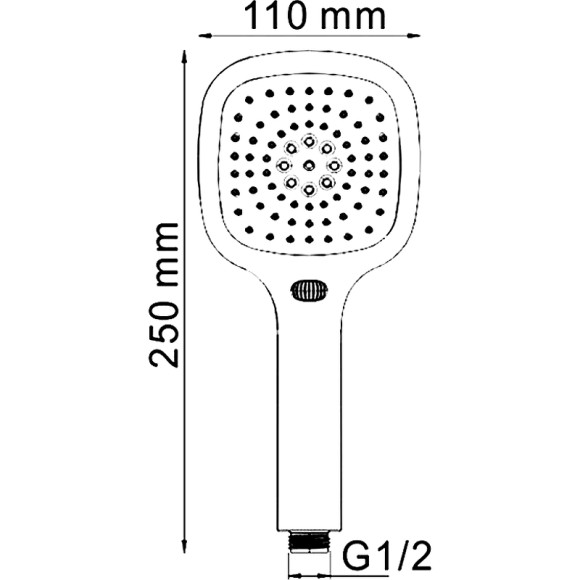 Душевая система WasserKRAFT Alme A16069 Хром