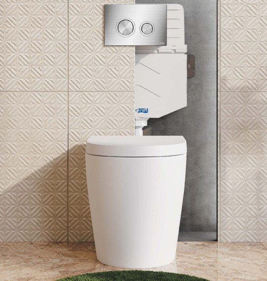 Смывной бачок WasserKRAFT Aller 10TLT.031.ME.MB01 для унитаза с Черной матовой клавишей смыва Смывной бачок WasserKRAFT Aller 10TLT.031.ME.MB01 для унитаза с Черной матовой клавишей смыва