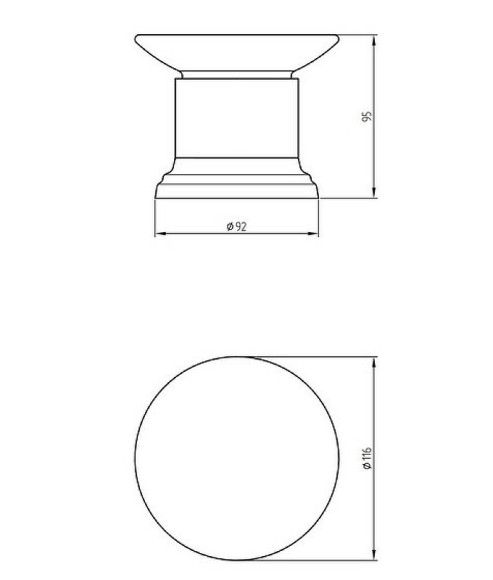Мыльница Migliore Mirella 17159 Бронза