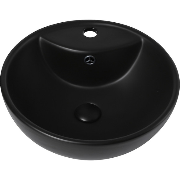 Раковина Abber Bequem 46 AC2101MB Черная матовая Раковина Abber Bequem 46 AC2101MB Черная матовая