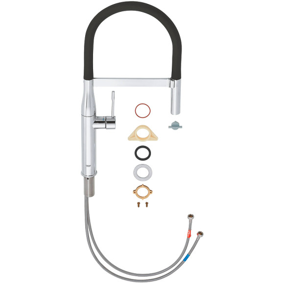 Смеситель для кухни Grohe Essence New 30294000 Хром Черный Смеситель для кухни Grohe Essence New 30294000 Хром Черный