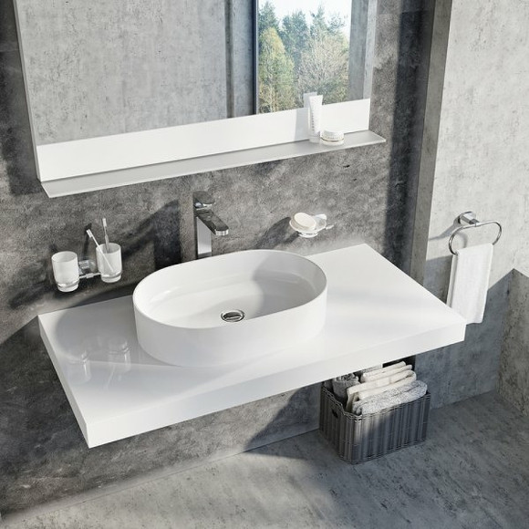 Раковина-чаша Ravak Ceramic O Slim 55 XJX01155001 Белая Раковина-чаша Ravak Ceramic O Slim 55 XJX01155001 Белая