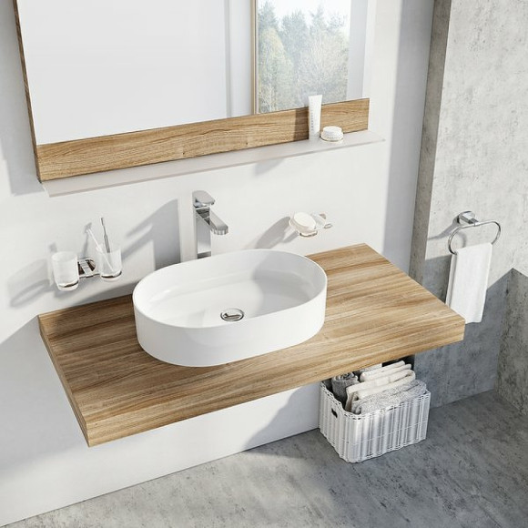 Раковина-чаша Ravak Ceramic O Slim 55 XJX01155001 Белая Раковина-чаша Ravak Ceramic O Slim 55 XJX01155001 Белая