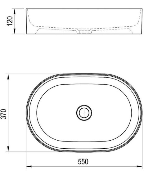 Раковина-чаша Ravak Ceramic O Slim 55 XJX01155001 Белая Раковина-чаша Ravak Ceramic O Slim 55 XJX01155001 Белая