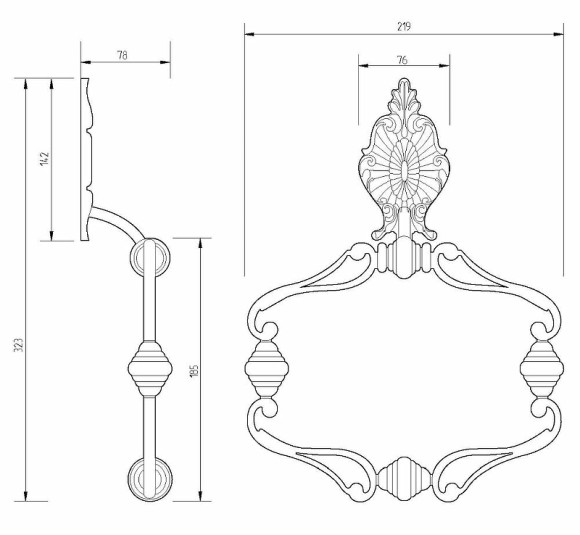 Кольцо для полотенец Migliore Elisabetta 17033 Хром