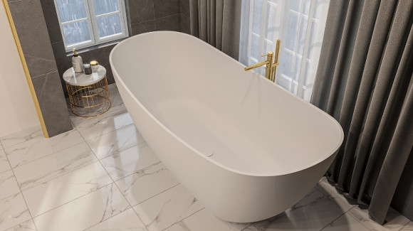 Ванна из искусственного камня Whitecross Onyx C 160х75 0206.160075.200 Белая матовая Ванна из искусственного камня Whitecross Onyx C 160х75 0206.160075.200 Белая матовая