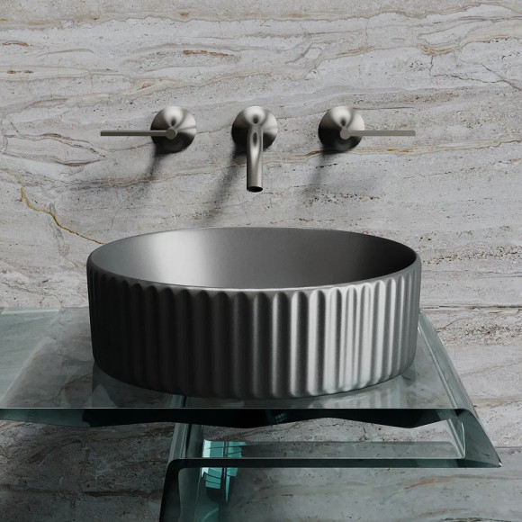 Раковина-чаша Ceramicanova Element 36 CN6057MDH Темный антрацит матовый Раковина-чаша Ceramicanova Element 36 CN6057MDH Темный антрацит матовый