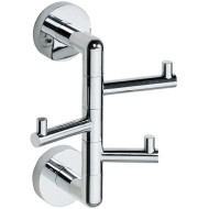 Тройной крючок Bemeta Stella 166206072 поворотный Хром Тройной крючок Bemeta Stella 166206072 поворотный Хром