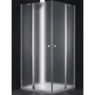 Душевой уголок Cezares Elena 120x100 L ELENA-W-AH-2-120/100-P-Cr-L профиль Хром стекло рифленое