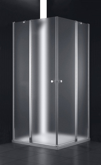 Душевой уголок Cezares Elena 120x100 L ELENA-W-AH-2-120/100-P-Cr-L профиль Хром стекло рифленое