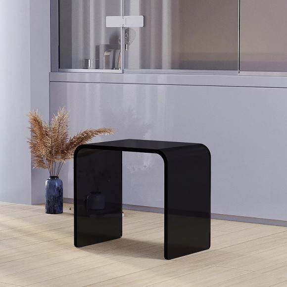 Стульчик для ванной Veconi ST-1TB ST-AC-1TB Черный полупрозрачный Стульчик для ванной Veconi ST-1TB ST-AC-1TB Черный полупрозрачный