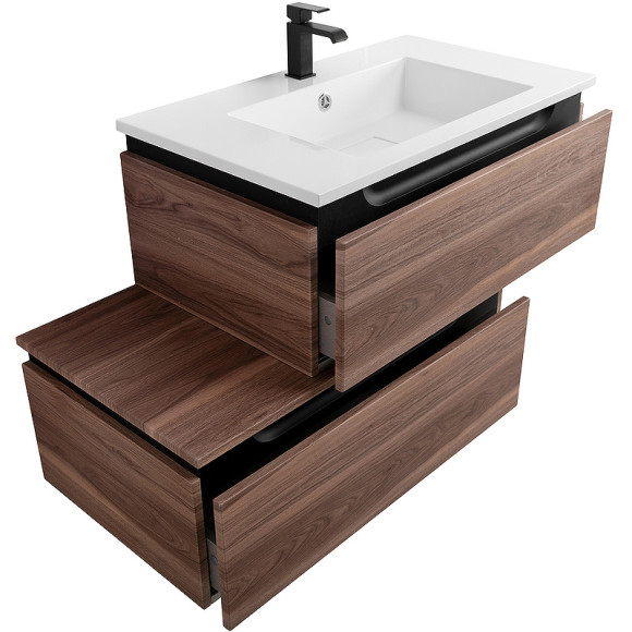 Тумба Cezares Slider 80 SLIDER-800-1C-PI-NA-P Орех дымчатый Тумба Cezares Slider 80 SLIDER-800-1C-PI-NA-P Орех дымчатый