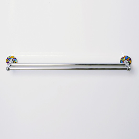 Полотенцедержатель WasserKRAFT Diemel K-2240 двойной Хром Полотенцедержатель WasserKRAFT Diemel K-2240 двойной Хром