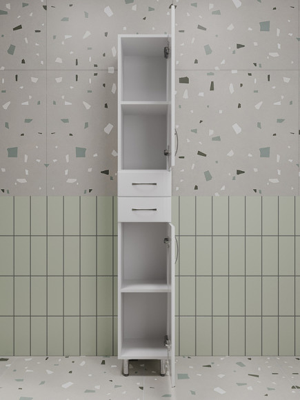 Шкаф пенал Style Line Эко Стандарт 30 ЛС-00002329 Белый глянцевый Шкаф пенал Style Line Эко Стандарт 30 ЛС-00002329 Белый глянцевый