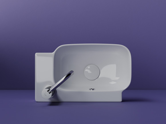 Раковина Ceramicanova Element 40 L CN6074L Белая Раковина Ceramicanova Element 40 L CN6074L Белая