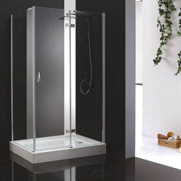 Душевой уголок Cezares Bergamo 90x100 R BERGAMO-W-AH-1-90/100-C-Cr-R профиль Хром стекло прозрачное Душевой уголок Cezares Bergamo 90x100 R BERGAMO-W-AH-1-90/100-C-Cr-R профиль Хром стекло прозрачное