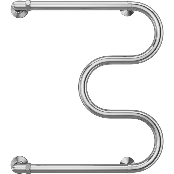 Водяной полотенцесушитель Terminus М-образный (1) 600х500 4620768881190 Хром, боковое подключение, G 1" НР