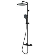Душевая система Bossini Apice L10505.073 с термостатом Черный матовый Душевая система Bossini Apice L10505.073 с термостатом Черный матовый