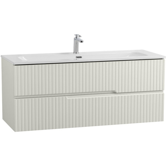 Тумба под раковину Cezares Duet-N 120 DUET-N-1200-2C-SO-AS-P подвесная Альпака брашированная