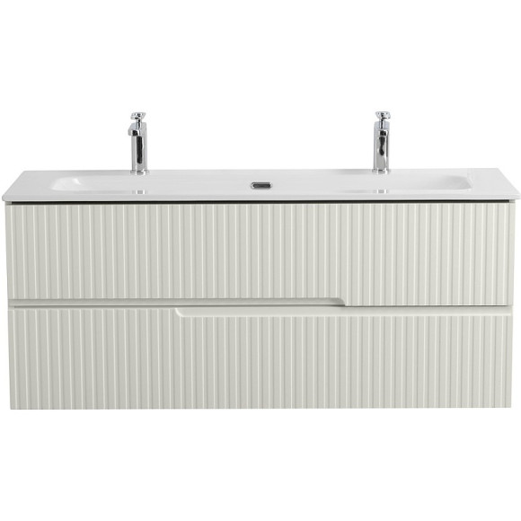 Тумба под раковину Cezares Duet-N 120 DUET-N-1200-2C-SO-AS-P подвесная Альпака брашированная